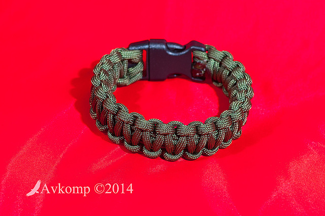 paracord bracelet olive drab 12586