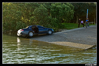 car off boat ramp 1449