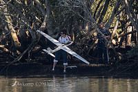 crashed model plane 8566